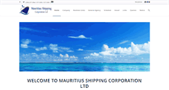 Desktop Screenshot of mauritiusshipping.net