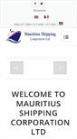 Mobile Screenshot of mauritiusshipping.net